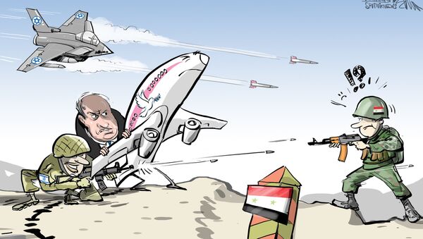 Israël mène des frappes aériennes et utilise un avion de ligne comme bouclier - Sputnik Afrique