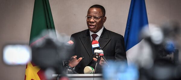 Maurice Kamto, lors de la conférence de presse qu'il a donnée à Paris le 30 janvier 2020. - Sputnik Afrique