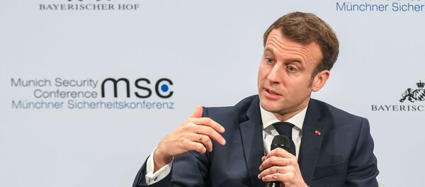 Emmanuel Macron à la conférence de Munich Emmanuel Macron à la conférence de Munich - Sputnik Afrique