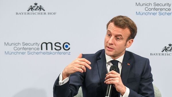 Emmanuel Macron à la conférence de Munich - Sputnik Afrique