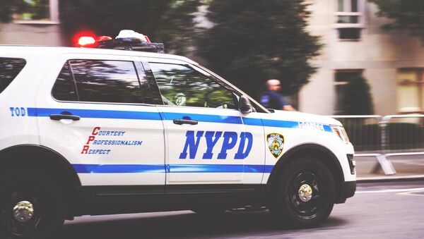 NYPD Car racing in New York - Sputnik Afrique