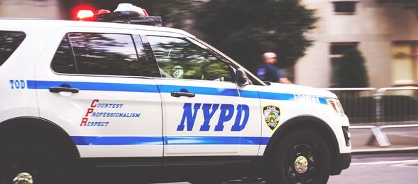 NYPD Car racing in New York - Sputnik Afrique