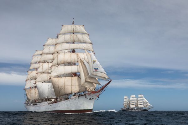 Une régate russe toutes «Voiles de la Paix» dehors dans l’Atlantique sud - Sputnik Afrique