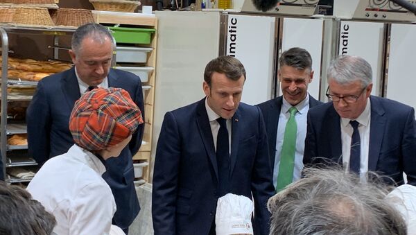 Emmanuel Macron au Salon International de l’Agriculture 2020 - Sputnik Afrique