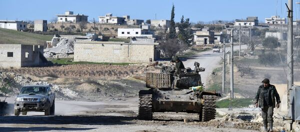Des militaires syriens dans le sud du gouvernorat d'Idlib, archives - Sputnik Afrique