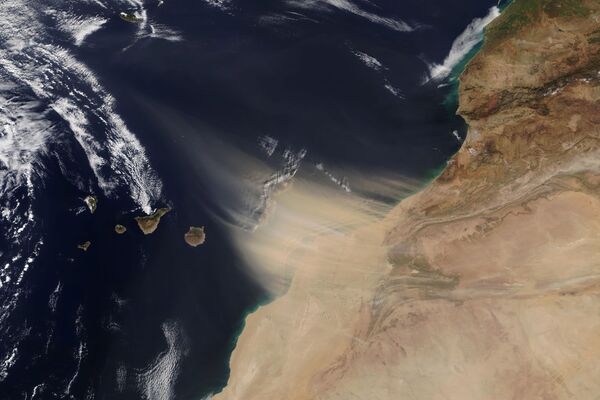 Les Canaries sous l’emprise d’une tempête de sable venue du Sahara
 - Sputnik Afrique