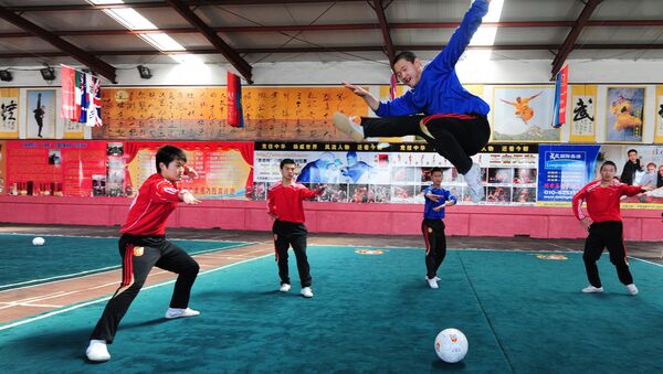 Une école de kung-fu aux environs de Pékin - Sputnik Afrique