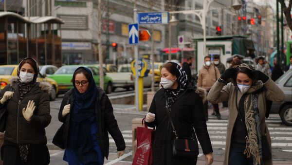 Une rue de Téhéran pendant l'épidémie du coronavirus Covid-19 (archive photo) - Sputnik Afrique