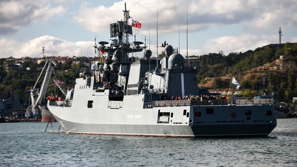 La frégate Amiral Makarov fait route vers la Méditerranée - Sputnik Afrique