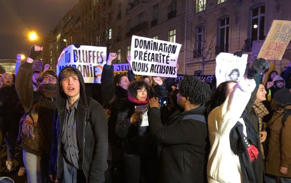 Mobilisation contre les nominations de Roman Polanski, Paris, le 28 février - Sputnik Afrique