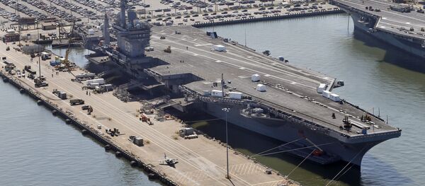 porte-avions USS Dwight D. Eisenhower - Sputnik Afrique