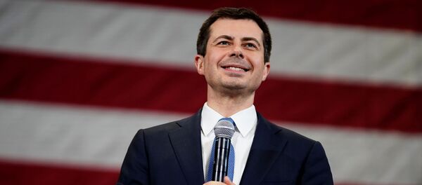 Democratic 2020 U.S. presidential candidate former South Bend, Indiana Mayor Pete Buttigieg attends a campaign event in Columbia, South Carolina, U.S., February 28, 2020. REUTERS/Eric Thayer - Sputnik Afrique
