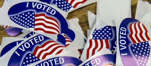 A stack of I voted stickers - Sputnik Afrique