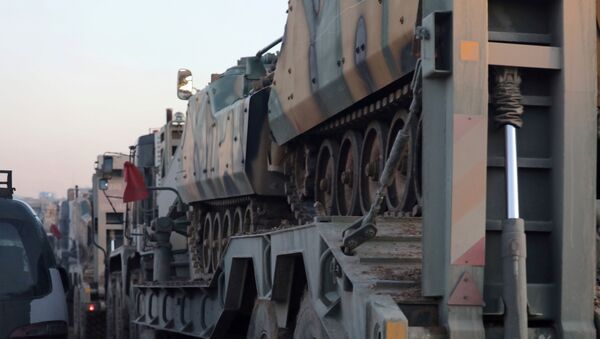 Des véhicules turcs en Syrie - Sputnik Afrique