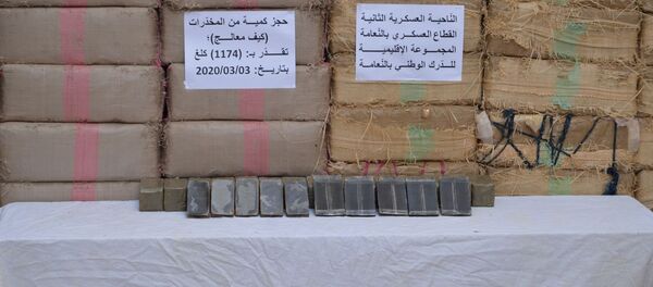 Saisie de 1174 kilogrammes de résine de cannabis à Nâama, Algérie - Sputnik Afrique