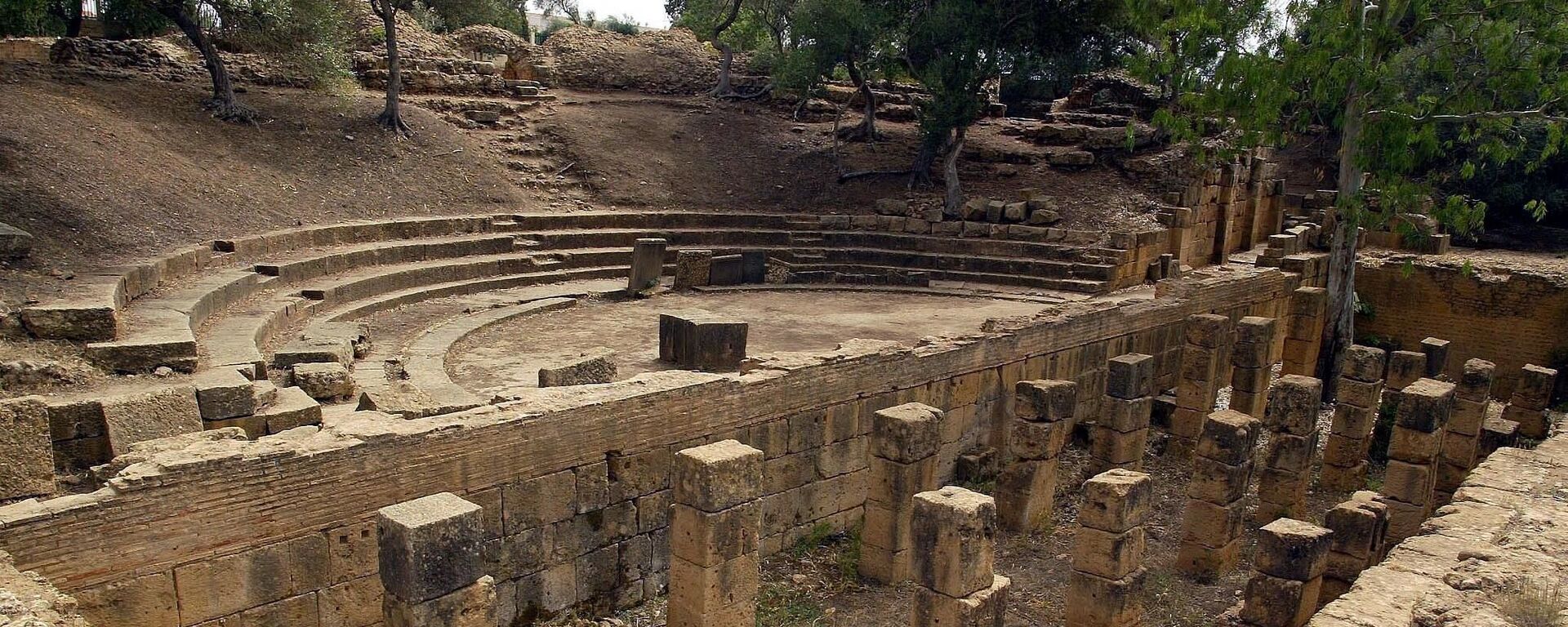 Les ruines de l’amphithéâtre romain du site archéologique de Tipaza, en Algérie. - Sputnik Afrique, 1920, 07.03.2020