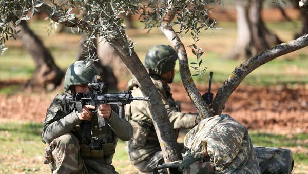 Des soldats turcs en Syrie (archive photo) - Sputnik Afrique