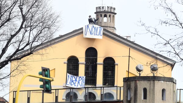 Milano, rivolta in carcere San Vittore  - Sputnik Afrique