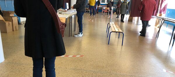 Bureau de vote, Paris, 15 mars 2020 - Sputnik Afrique