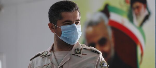 Policier iranien masqué - Sputnik Afrique