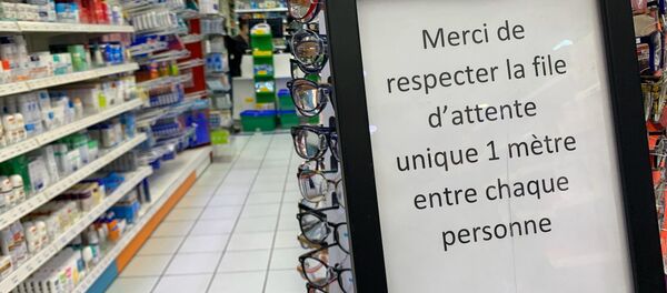 Dans une pharmacie à Créteil, 16 mars 2020 - Sputnik Afrique