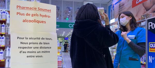 Dans une pharmacie à Créteil, 16 mars 2020 - Sputnik Afrique