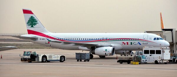 Un avion de Middle East Airlines à l'aéroport de Beyrouth (archive photo) - Sputnik Afrique