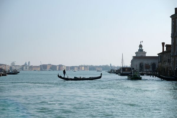 L'eau des canaux de Venise de nouveau claire avec le confinement

 - Sputnik Afrique
