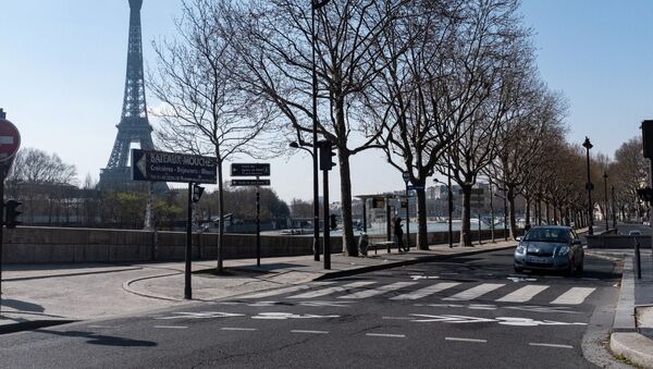 La ville de Paris lors de la troisième journée de confinement, 19 mars 2020  - Sputnik Afrique