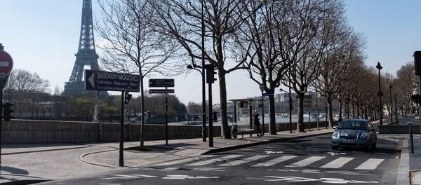 La ville de Paris lors de la troisième journée de confinement, 19 mars 2020  - Sputnik Afrique