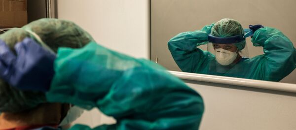 Une infirmière en Italie - Sputnik Afrique