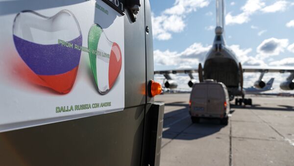 La Russie prête son concours à l’Italie dans sa lutte contre la pandémie de Covid-19

 - Sputnik Afrique