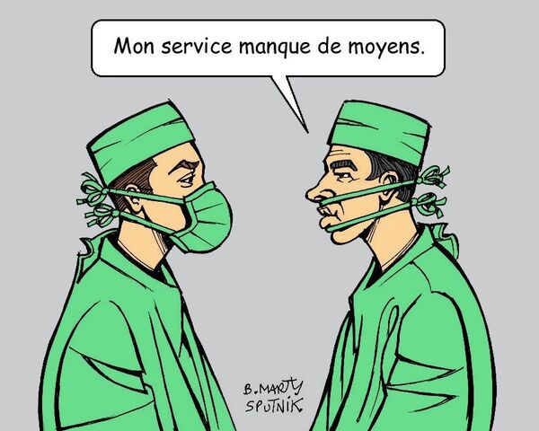 La «nonchalance française» inquiète le personnel hospitalier qui «craque peu à peu» - Sputnik Afrique