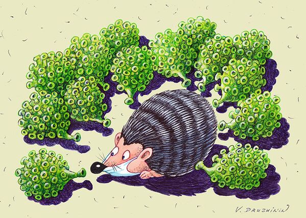 Des dessinateurs contre le coronavirus: un concours international de caricatures en Iran

 - Sputnik Afrique