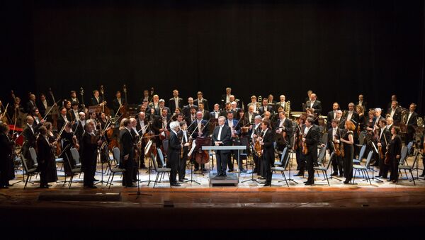 L'Orchestre symphonique Tchaïkovski de la Radio de Moscou, dirigé par Vladimir Fedosseïev - Sputnik Afrique