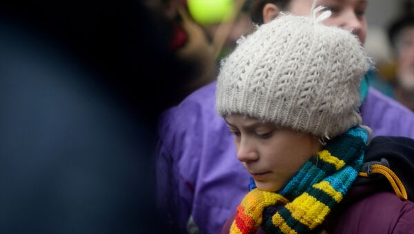 Swedish climate activist Greta Thunberg takes part in the rally ''Europe Climate Strike'' in Brussels, Belgium, March 6, 2020.  - Sputnik Afrique