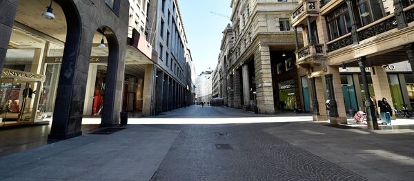 Una via deserta a Milano - Sputnik Afrique