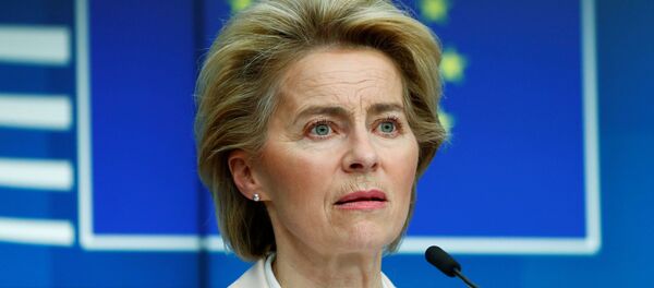 La présidente de la Commission européenne Ursula von der Leyen. - Sputnik Afrique