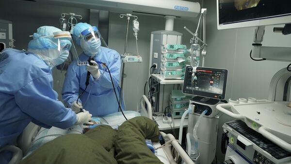 Un hôpital de Wuhan pendant la pandémie de Covid-19 - Sputnik Afrique