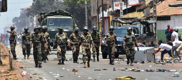 L'armée dans les rues de Conakry le 22 mars 2020. - Sputnik Afrique