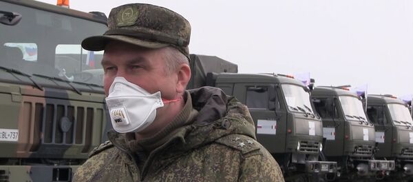 Des militaires russes à Bergame - Sputnik Afrique