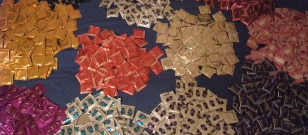 A large pile of condoms - Sputnik Afrique