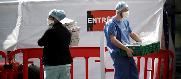 Personnel médical dans un hôpital de Paris (archive photo) - Sputnik Afrique