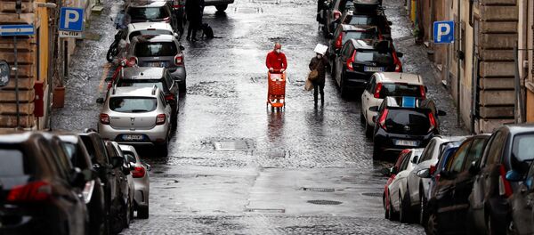 Une rue déserte de Rome pendant l’épidémie de coronavirus (archive photo) - Sputnik Afrique
