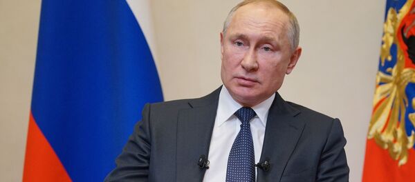 Президент РФ В. Путин выступил с обращением в связи с коронавирусом  - Sputnik Afrique