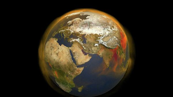 La NASA a établi une carte en 3 dimensions permettant de suivre les mouvements de méthane dans l’atmosphère terrestre. - Sputnik Afrique