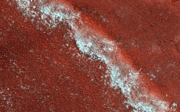 Calotte glaciaire au pôle Nord de Mars. - Sputnik Afrique