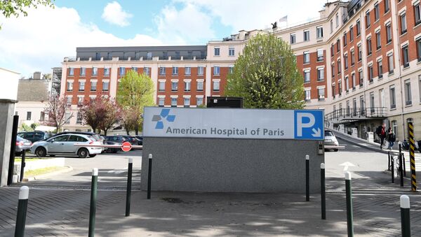 L'entrée de l'Hôpital américain de Paris à Neuilly. - Sputnik Afrique