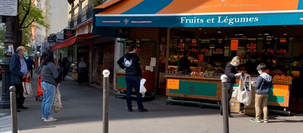 Paris en confinement pendant l'épidémie du Covid-19, 15 arrondissement, 7 avril 2020 Paris en confinement pendant l'épidémie du Covid-19, 15 arrondissement, 7 avril 2020 - Sputnik Afrique