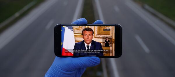 Emmanuel Macron s'adresse à la Nation, 13 avril 2020 - Sputnik Afrique